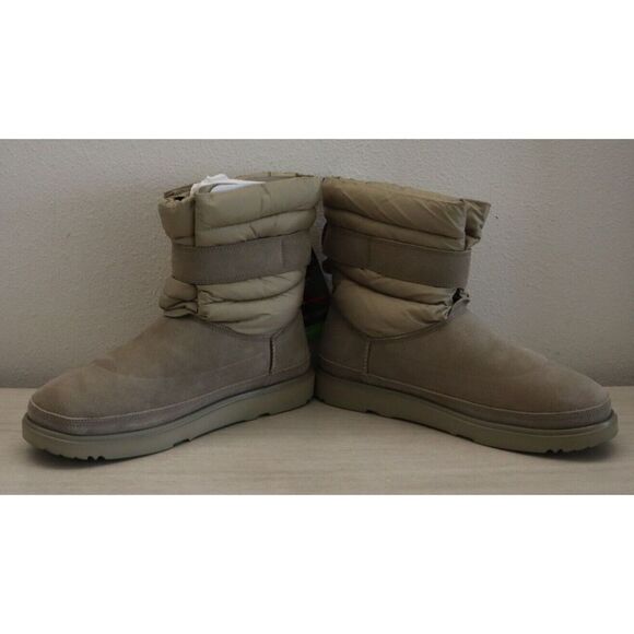 UGG 1120847 Men's Sz 12 Beige Classic Short Pull-On Weather Winter Boots - Picture 8 of 16
